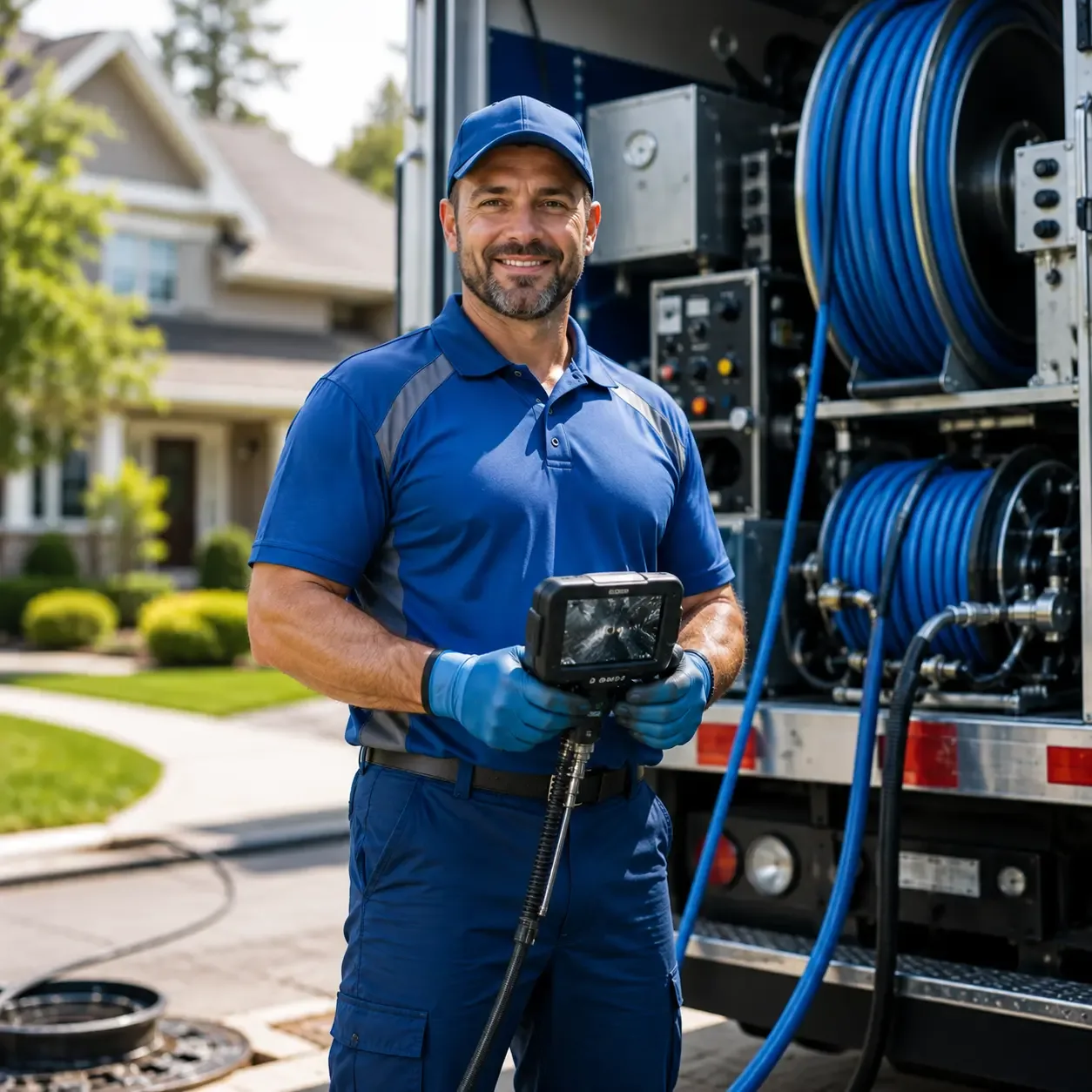 Local outdoor drain cleaning specialists in Tad, WV
